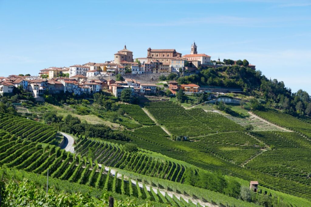The hills of La Morra, Piedmont, Italy prodice great northern Italian white wines